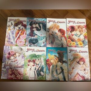 Yona of the dawn manga volume 1,2,3,4,5,6,8,9